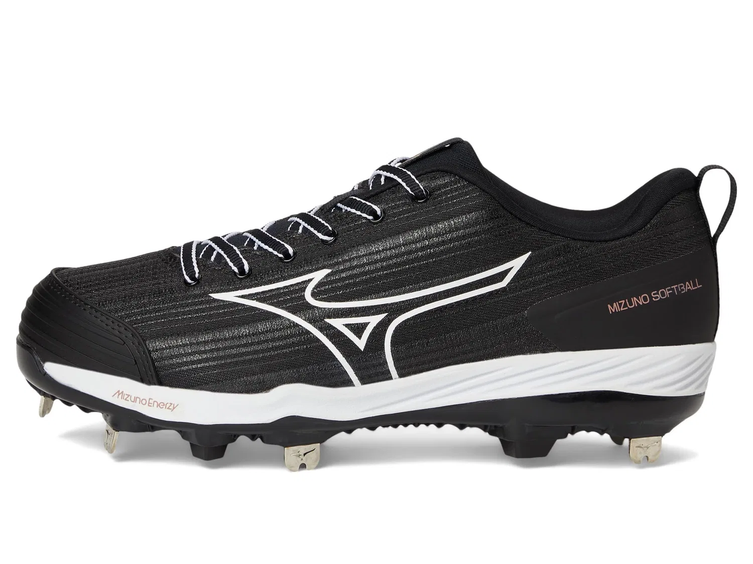 картинка Женские бутсы для софтбола Sweep 6 Mizuno, Black White от магазина Одежда+