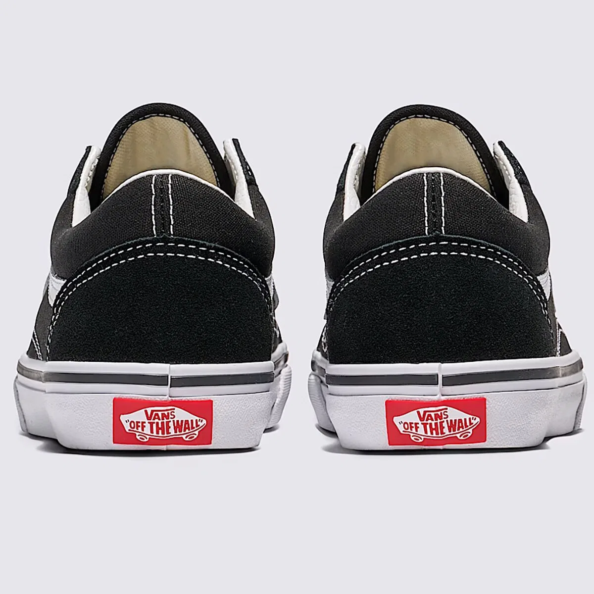 картинка Детские кеды с длинной шнуровкой Old Skool Vans, Black/White от магазина Одежда+