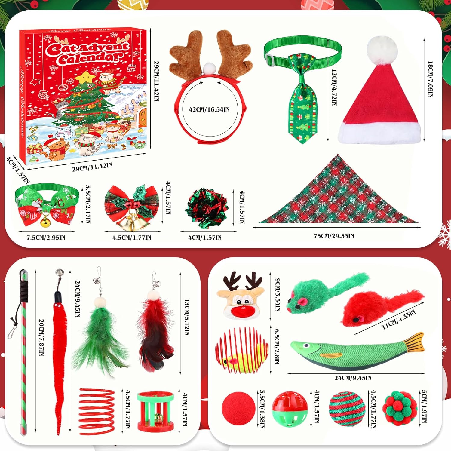 картинка Адвент-календарь Christmas Cat 24 Days от магазина Одежда+