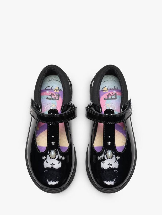 картинка Школьные туфли Clarks Relda Gem, лакированные, черные от магазина Одежда+