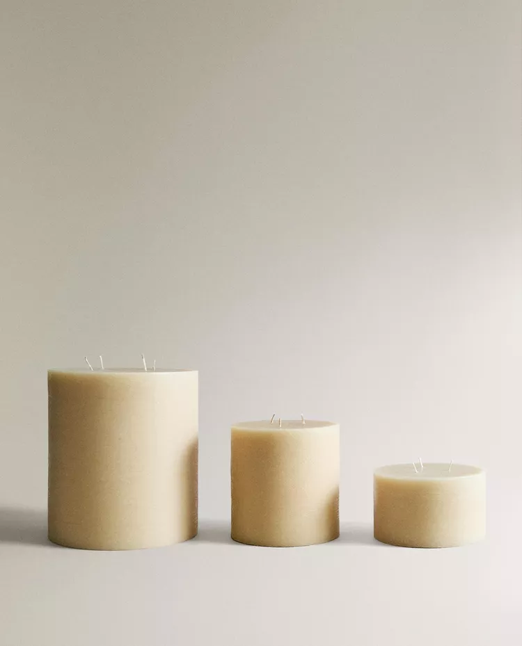 картинка Свеча Zara Home Large, кремовый от магазина Одежда+