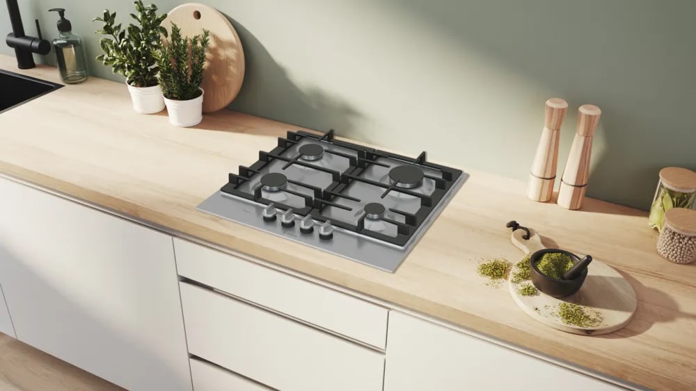 картинка Варочная панель Bosch PCP6A5I90, 58,2 см, нержавеющая сталь от магазина Одежда+