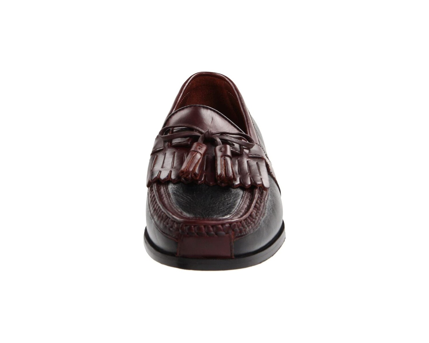 картинка Лоферы Aragon Kiltie Tassel Loafer Johnston & Murphy, черный/бордовый от магазина Одежда+