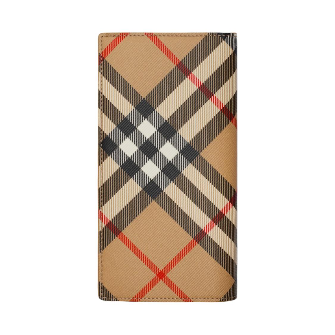 картинка Кошелек Burberry из полиуретана, песочный от магазина Одежда+