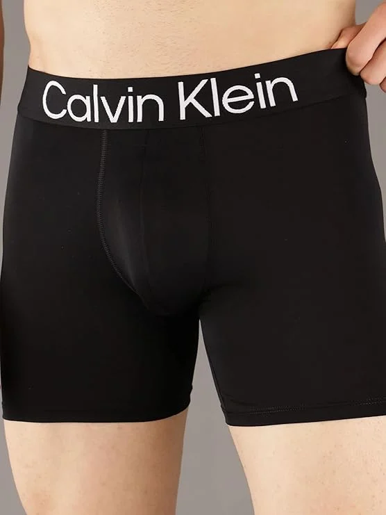 картинка Набор мужских боксеров Calvin Klein Microfiber, 3 предмета, черный от магазина Одежда+