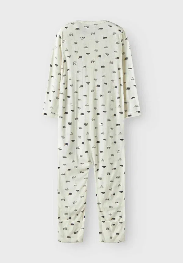 картинка Комбинезон шерстяной Nightsuit merino wool Name It, Snow white, белый от магазина Одежда+
