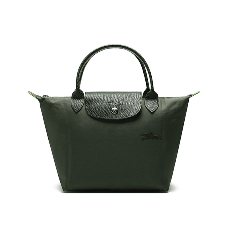 картинка Сумка-тоут Longchamp Le Pliage Green S, темный хаки от магазина Одежда+