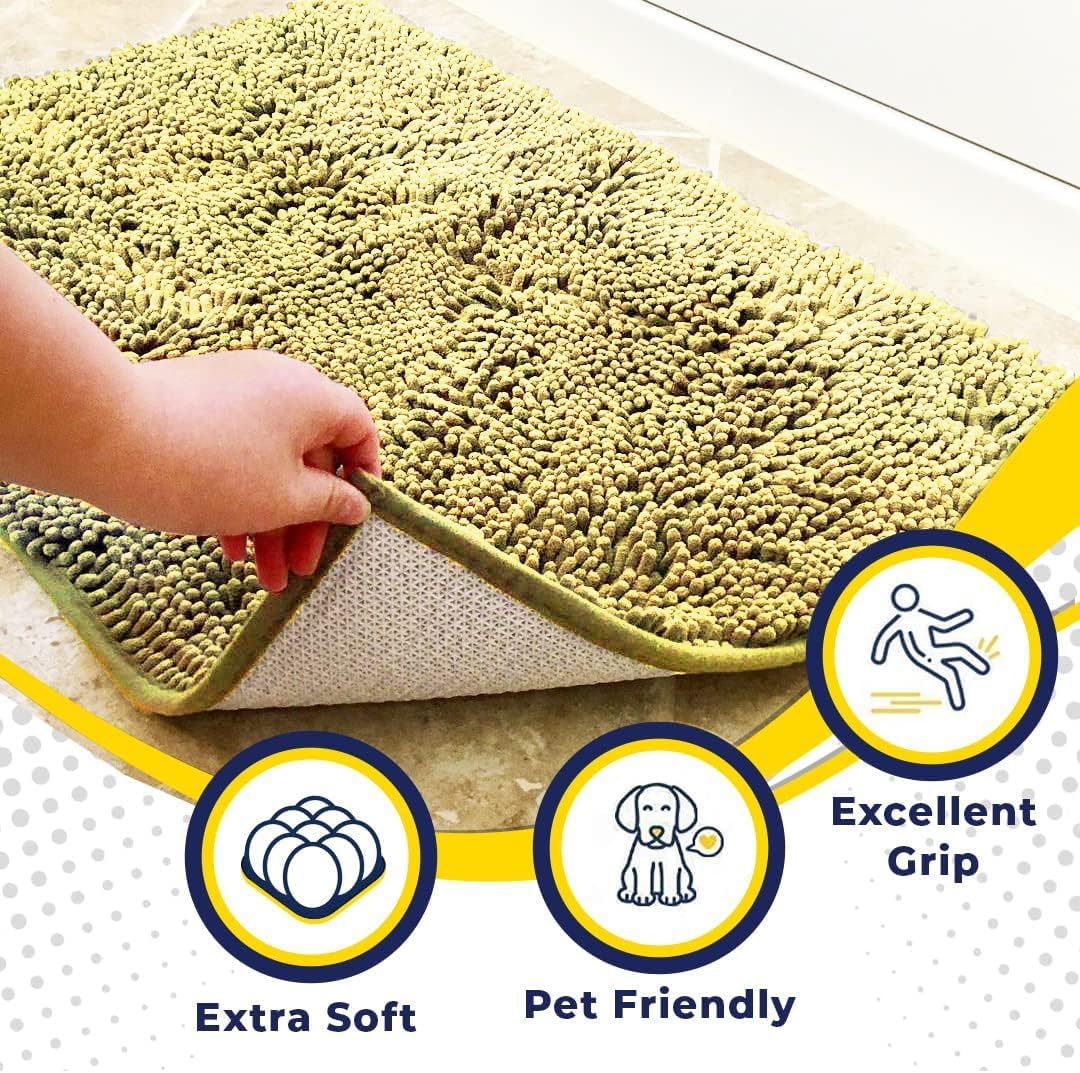 картинка Коврик универсальный Muddy Mat, 46х72 см, желтый от магазина Одежда+