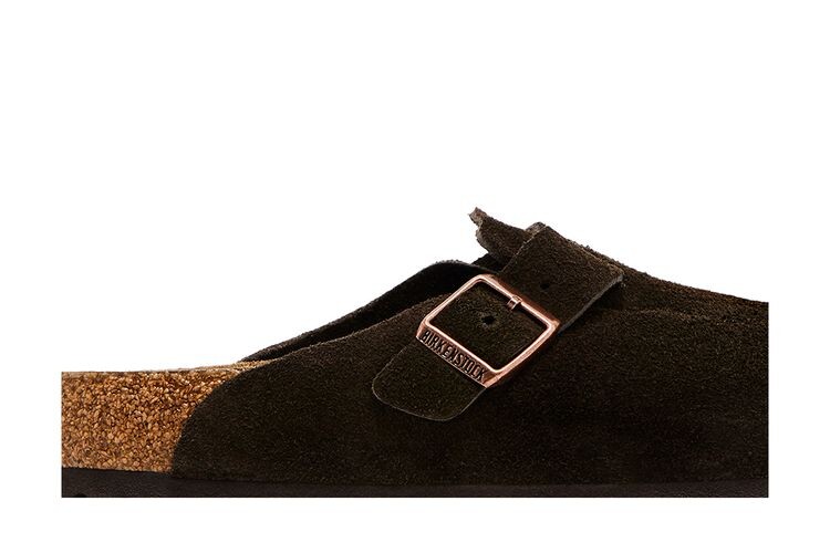 картинка Коричневые клоги Birkenstock Boston Soft Footbed от магазина Одежда+