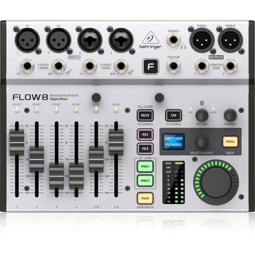 картинка Цифровой микшер Behringer FLOW 8 с Bluetooth-аудио и управлением от магазина Одежда+