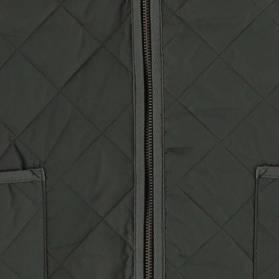 картинка Реверсивная клетчатая стеганая жилетка с молнией BARBOUR, зеленый от магазина Одежда+