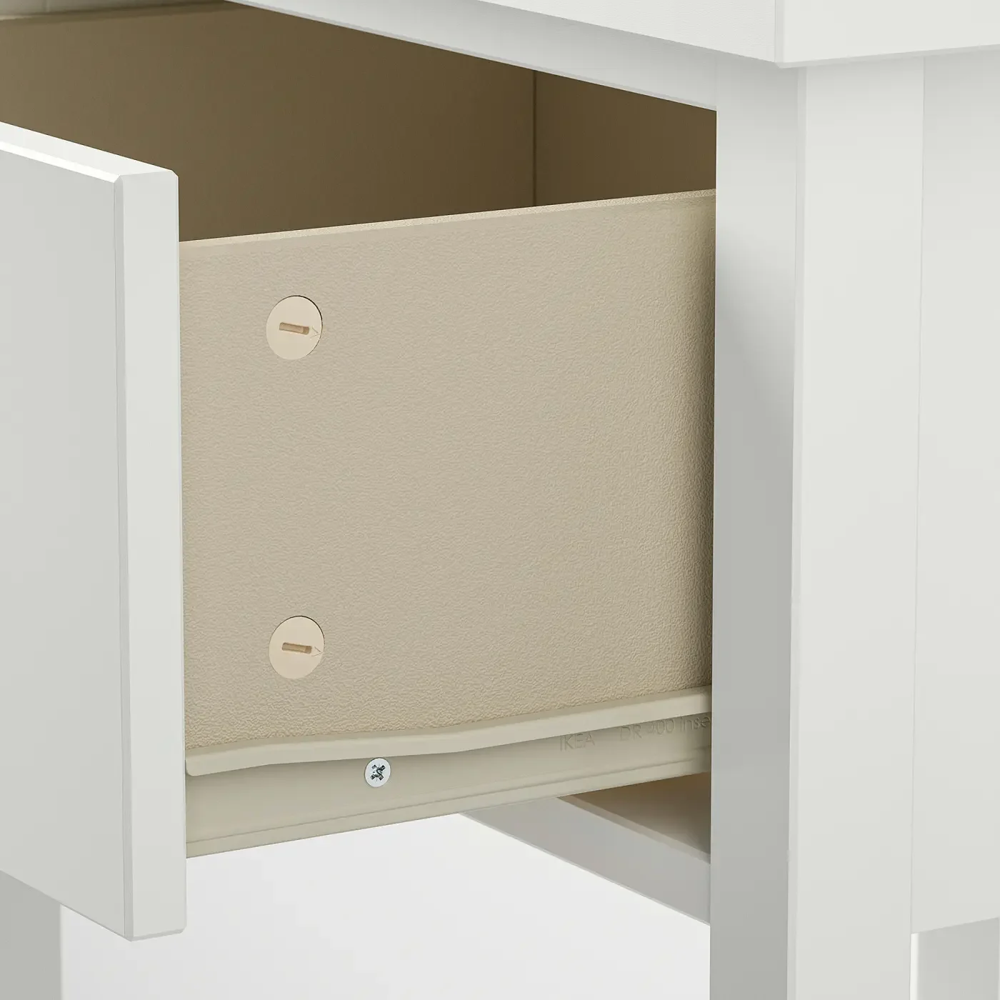 картинка Прикроватная тумба IKEA GULLABERG, 53x43x69 см, белый от магазина Одежда+