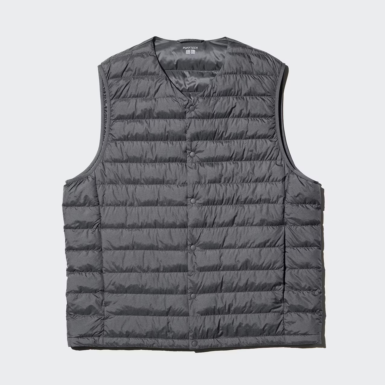 картинка Жилет Uniqlo PUFFTECH Compact, тёмно-серый от магазина Одежда+