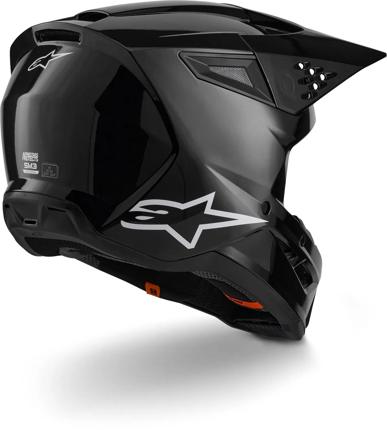 картинка Мотоциклетный шлем Alpinestars S-M3 XS schwarz от магазина Одежда+
