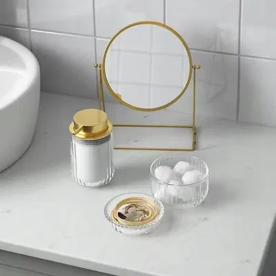 картинка Стакан для ванной SILVTJARN IKEA, Прозрачный от магазина Одежда+