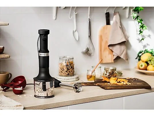 картинка Погружной блендер KitchenAid 5KHBV83EBM, черный от магазина Одежда+