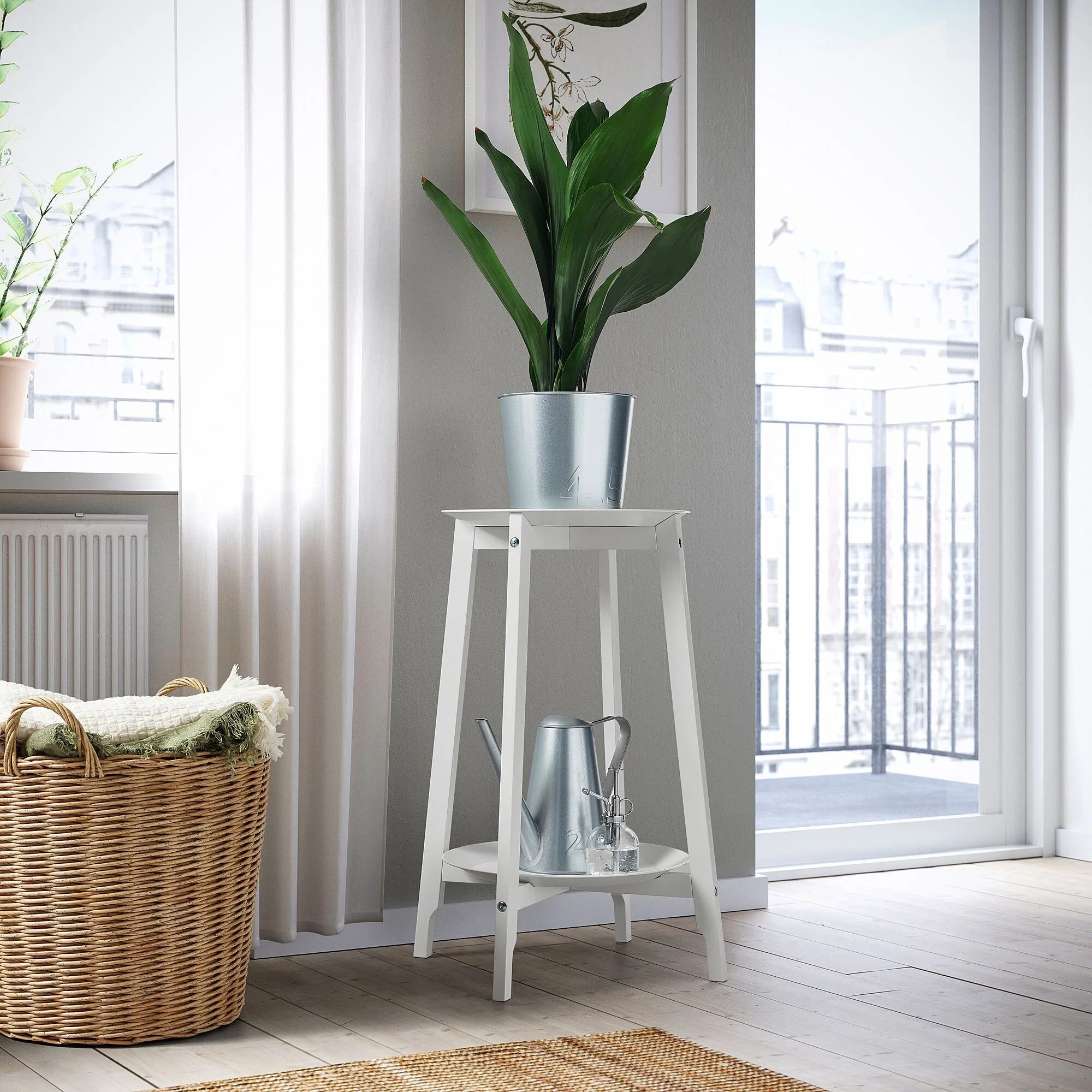 картинка Подставка для растений, белая, 71 см, ALPVIDE IKEA от магазина Одежда+
