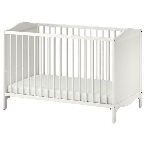 картинка Кроватка детская Ikea Smagora, 60x120 см, белый от магазина Одежда+