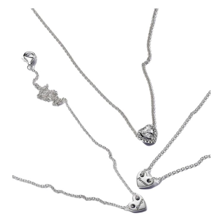 картинка Pandora Серебряное колье для женщин Silver от магазина Одежда+