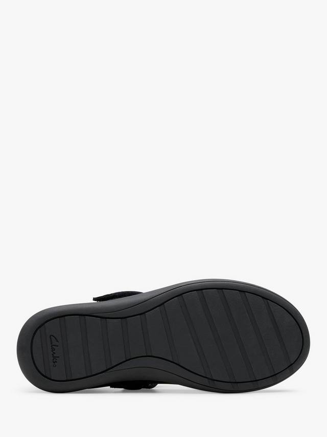 картинка Школьные ботинки Clarks Etch Gem Leather, кожаные, черные от магазина Одежда+