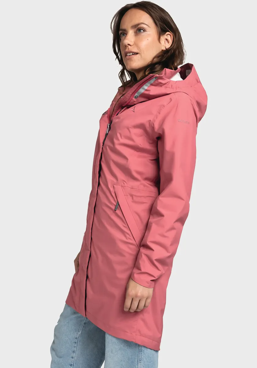картинка Schöffel парка "Parka Sardegna L", с капюшоном, розовый от магазина Одежда+