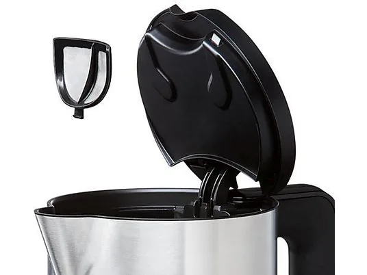 картинка Чайник Bosch TWK 8613 P, черный / серебристый от магазина Одежда+