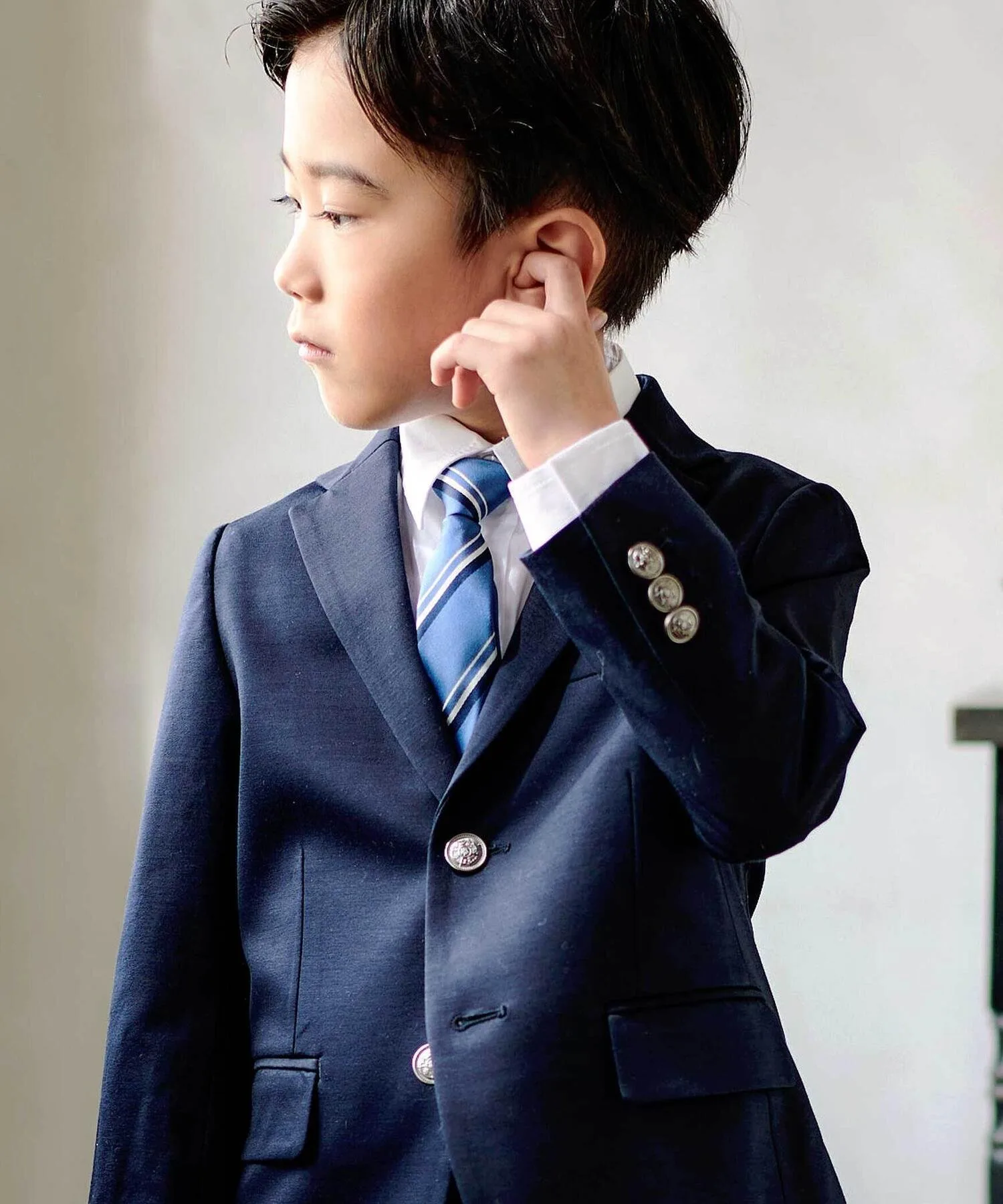 картинка Пиджак строгого кроя (110-130 см) BeBe, Navy от магазина Одежда+