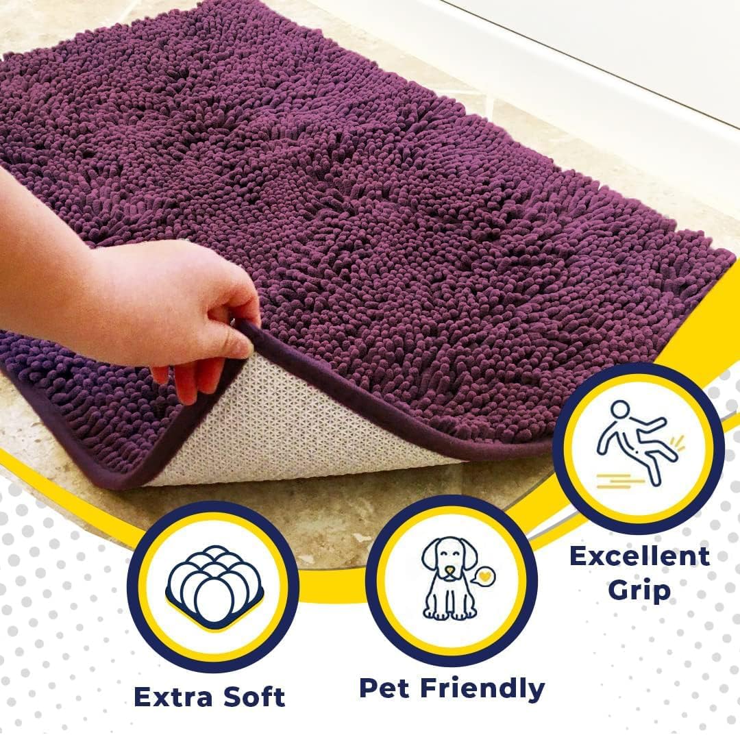 картинка Коврик универсальный Muddy Mat, 61х92 см, темно-фиолетовый от магазина Одежда+