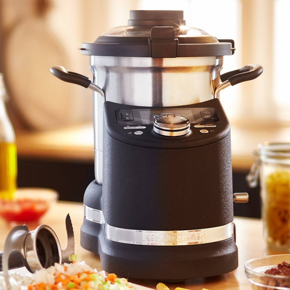 картинка Мультиварка KitchenAid 5KCF0201EBK, 4,5 л, 1500 Вт, черный от магазина Одежда+