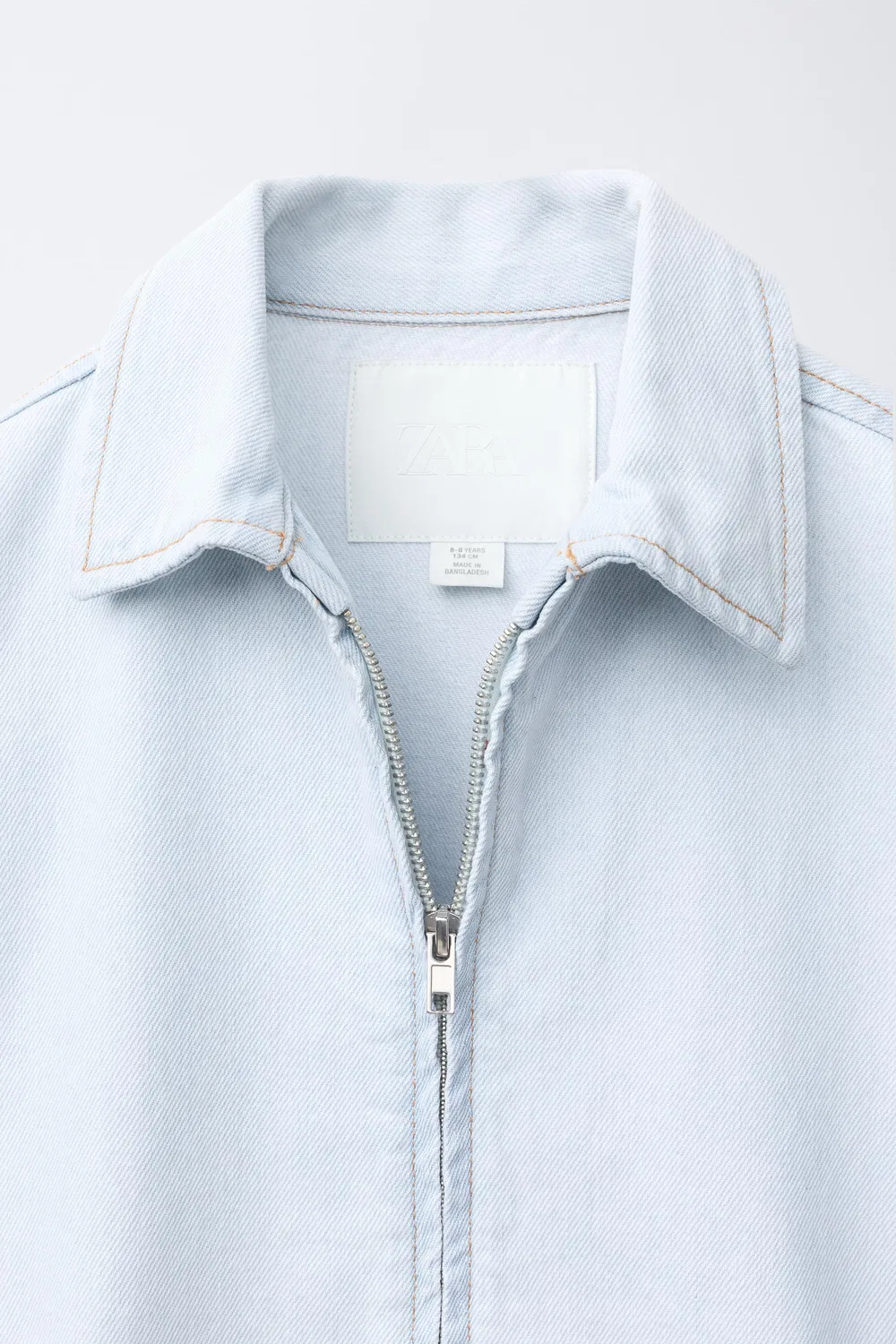 картинка Джинсовая куртка ZARA, Light blue от магазина Одежда+