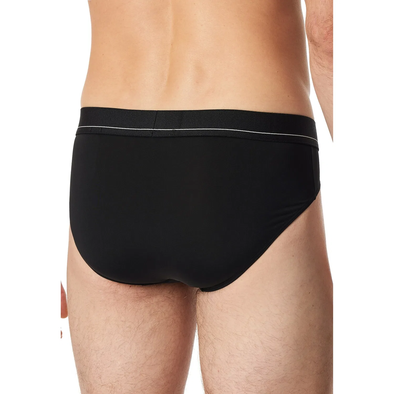 картинка Мужские слипы из микрофибры Pure Micro Schiesser, Black от магазина Одежда+