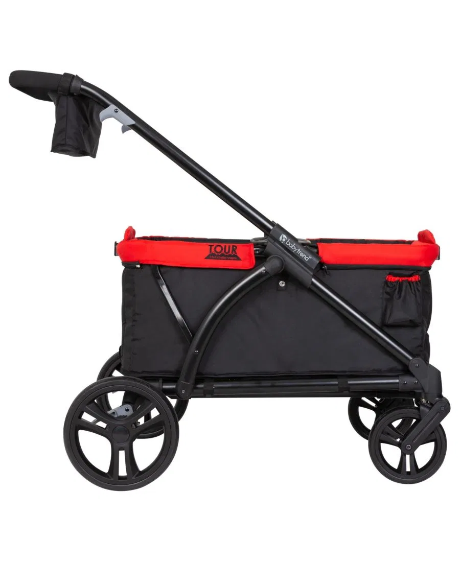 картинка Детская коляска-вагон 2-в-1 Baby Trend, красный от магазина Одежда+