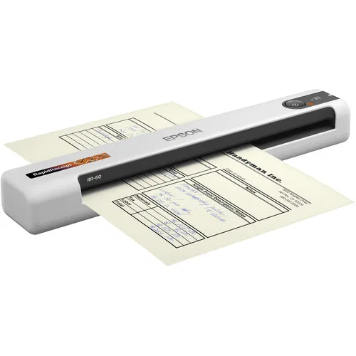 картинка Мобильный сканер чеков и цветных документов Epson RapidReceipt RR-60 от магазина Одежда+