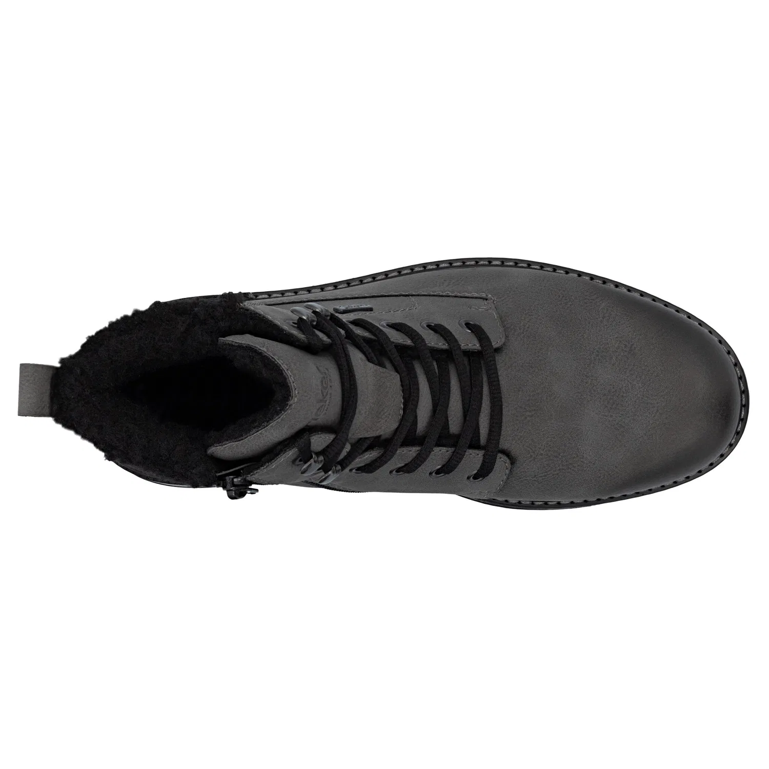 картинка Мужские зимние дутики с Warmfutter Rieker, Dark Gray-Black от магазина Одежда+