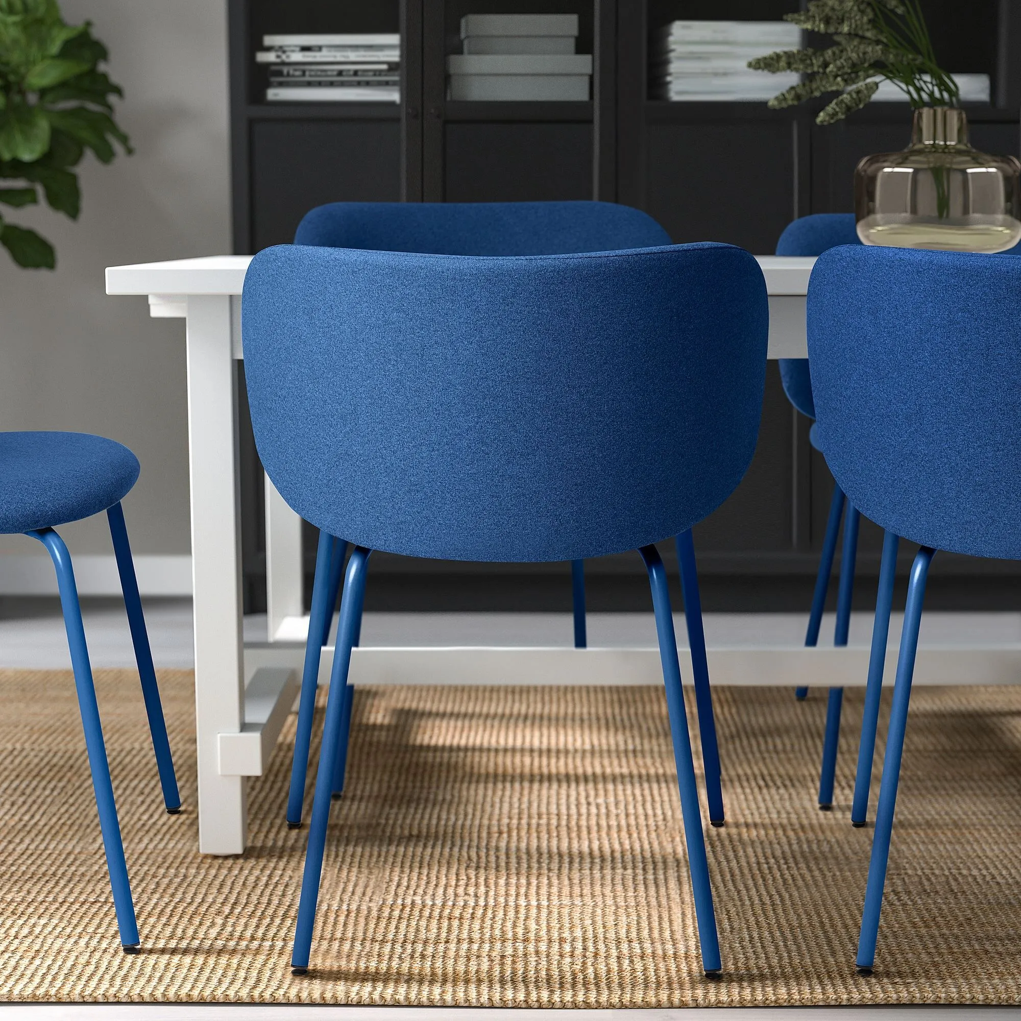 картинка Стул с обивкой, Тонеруд синий KRYLBO IKEA от магазина Одежда+