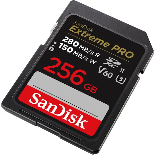 картинка Карта памяти SanDisk Extreme PRO UHS-II SDXC 256 ГБ от магазина Одежда+
