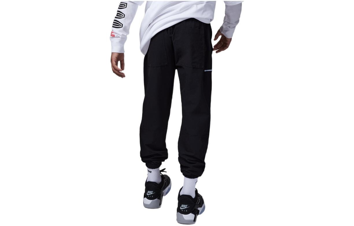 картинка Детские трикотажные спортивные штаны Jordan, цвет Black от магазина Одежда+