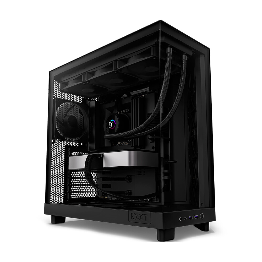 картинка Корпус NZXT H6 Flow, Mid Tower, черный от магазина Одежда+
