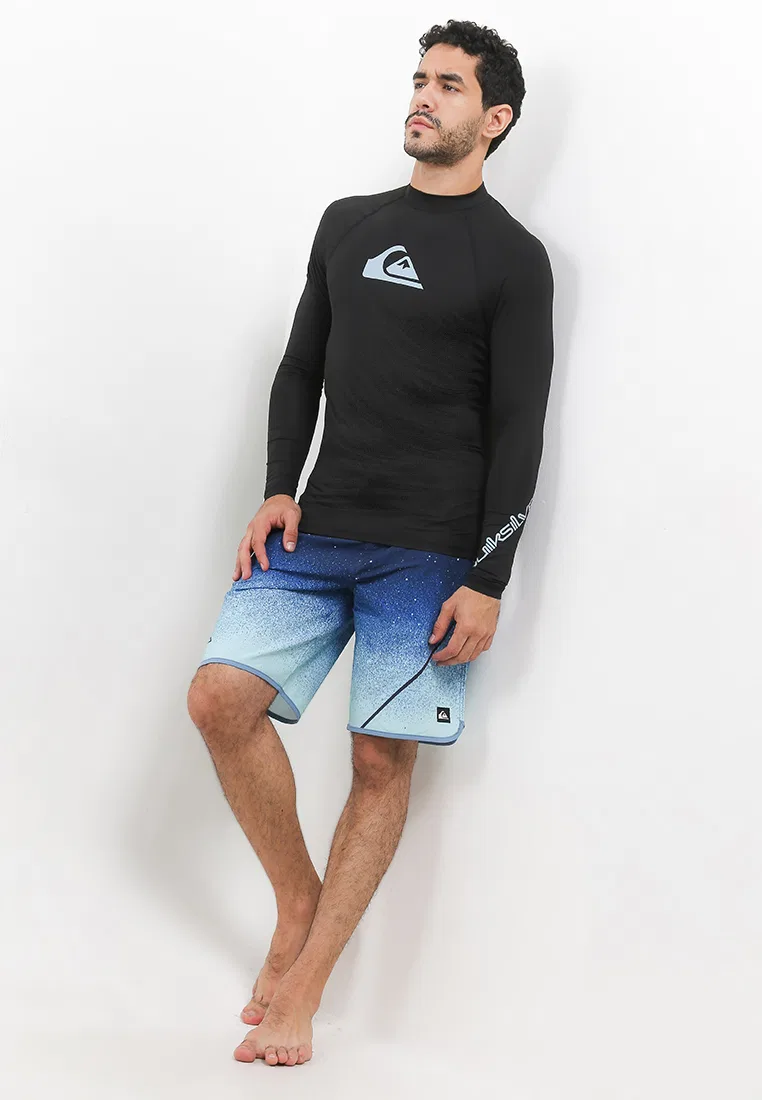 картинка Длинный рукав рашгард, All Time Quiksilver, черный от магазина Одежда+