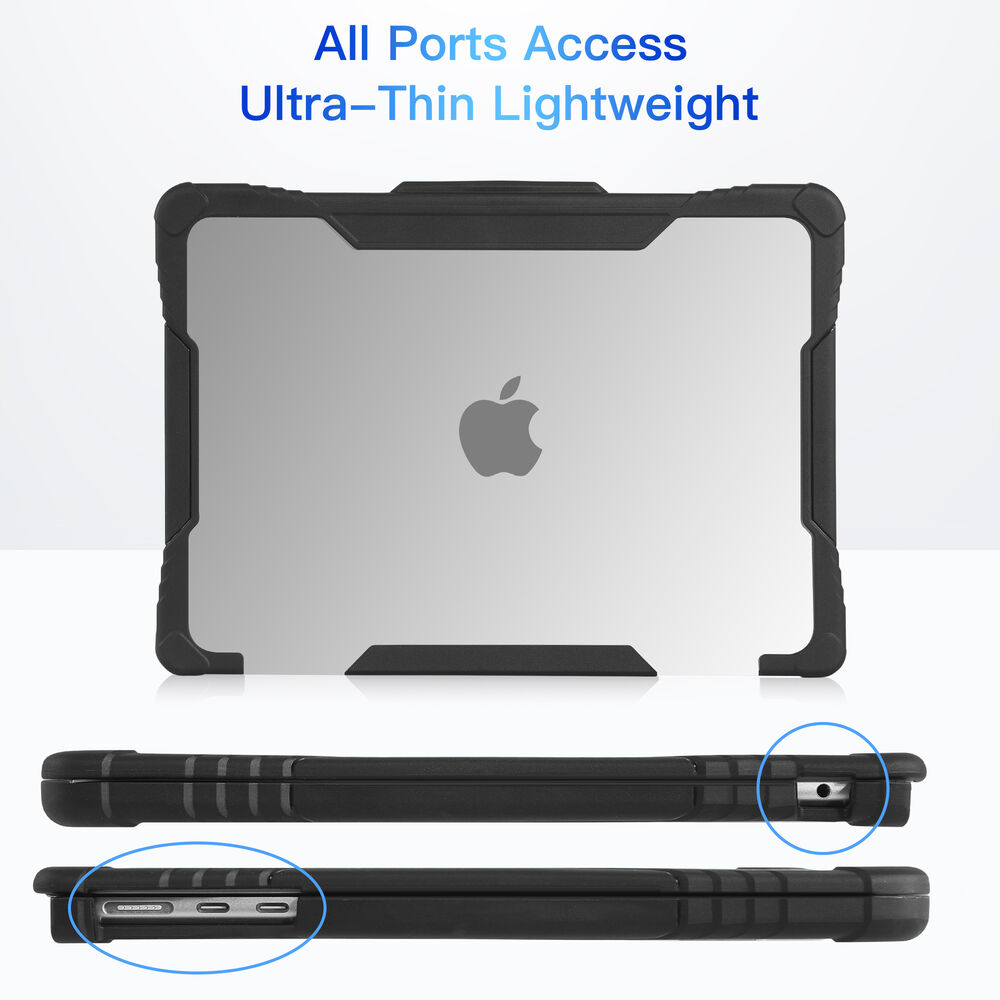 картинка Чехол для ноутбука Apple MacBook Air, 13.6", Прозрачный от магазина Одежда+