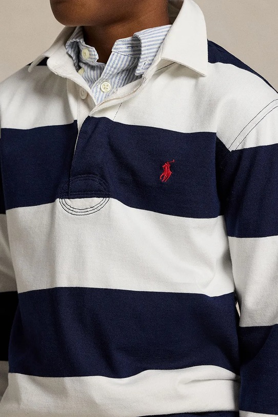 картинка Детская хлопковая водолазка Polo Ralph Lauren, темно-синий от магазина Одежда+