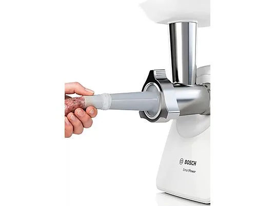 картинка Мясорубка Bosch MFW2520W 1500W, белый от магазина Одежда+