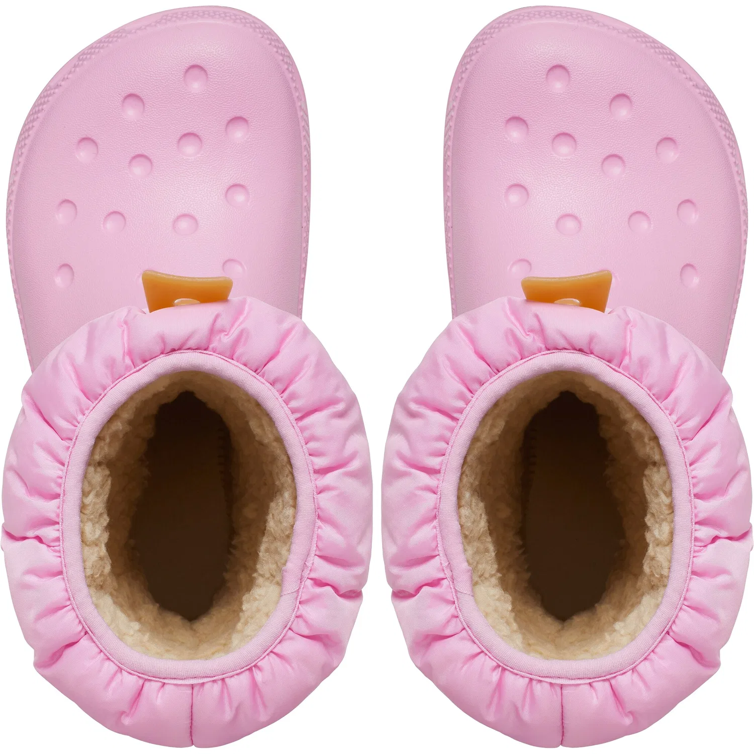 картинка Детские зимние дутики стеганые Crocs, Pink от магазина Одежда+