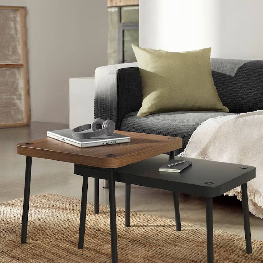 картинка Стол журнальный Ikea Sonhult, коричневый/черный от магазина Одежда+