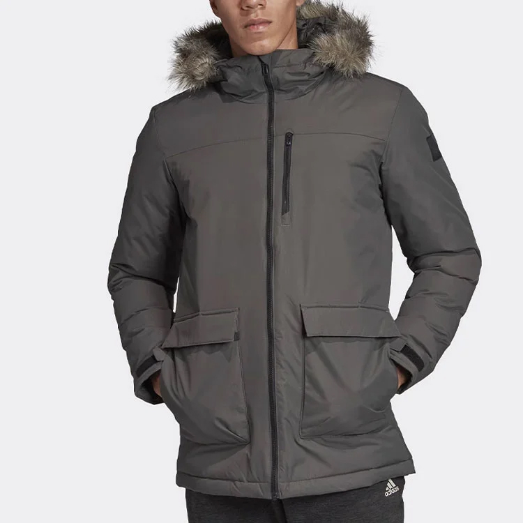 картинка Парка adidas Performance Xploric, серая от магазина Одежда+