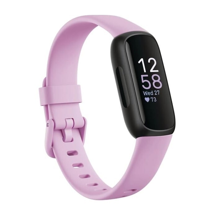 картинка Фитнес-трекер Fitbit FB424BKLV Inspire 3, сиреневый/черный от магазина Одежда+