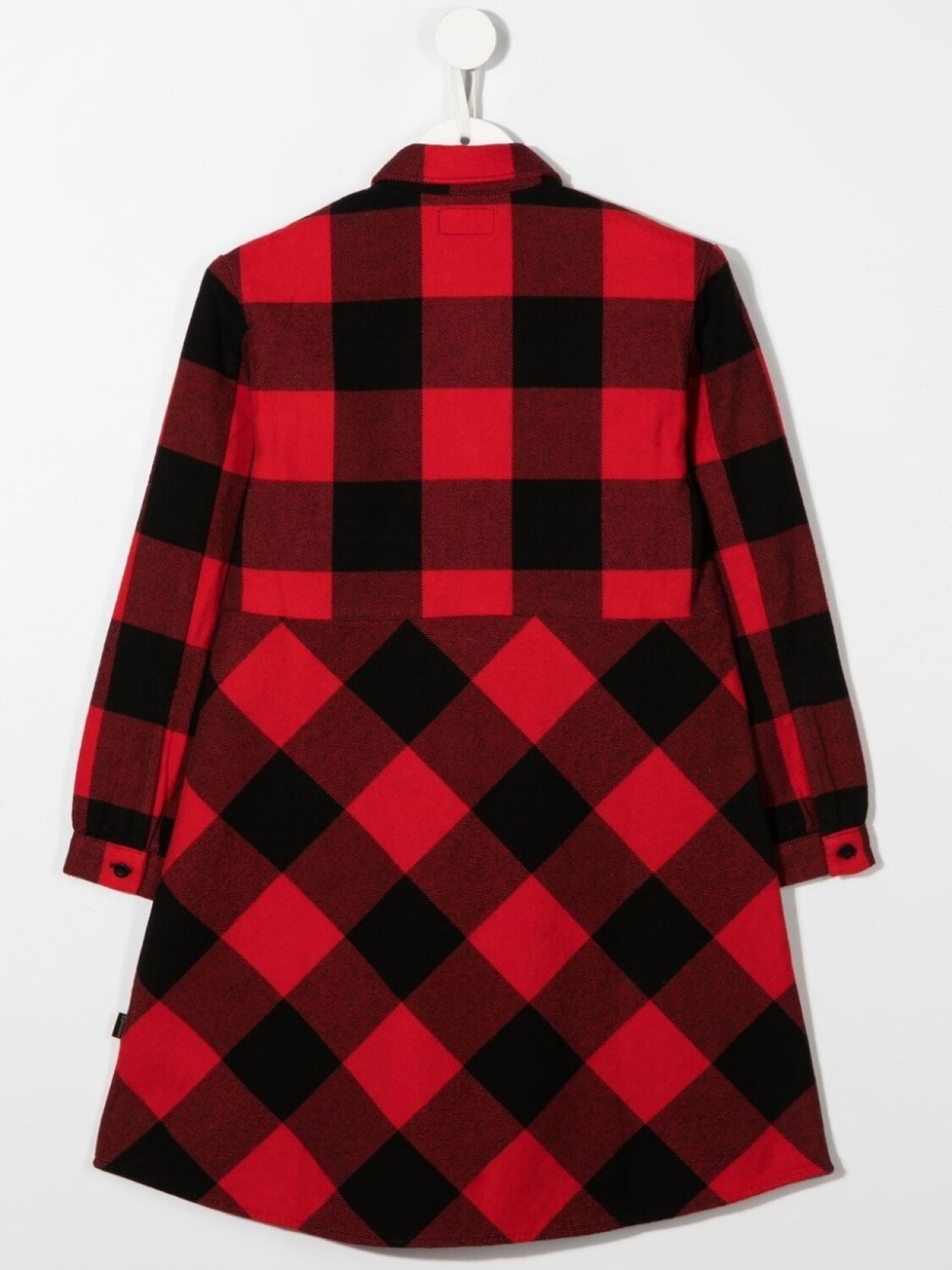 картинка Woolrich Kids платье из органического хлопка в клетку, красный от магазина Одежда+