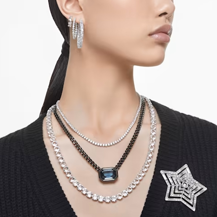 картинка Swarovski Брошь Stella унисекс серебро от магазина Одежда+