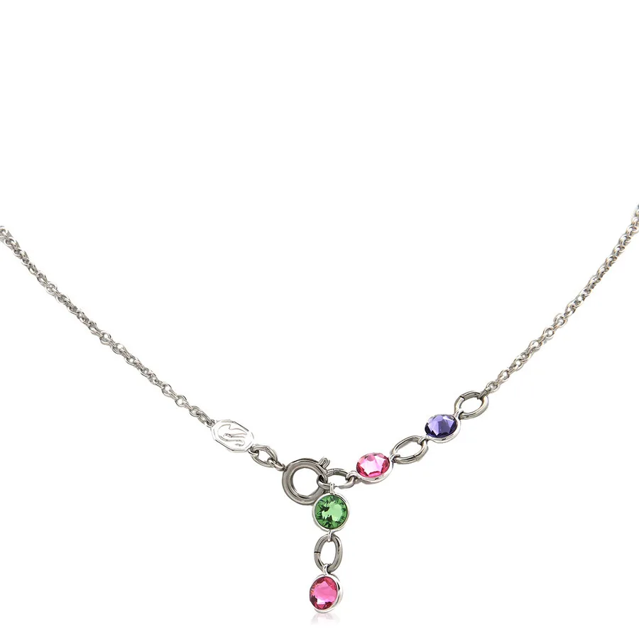картинка Ожерелье Swarovski Gema с разными огранками от магазина Одежда+