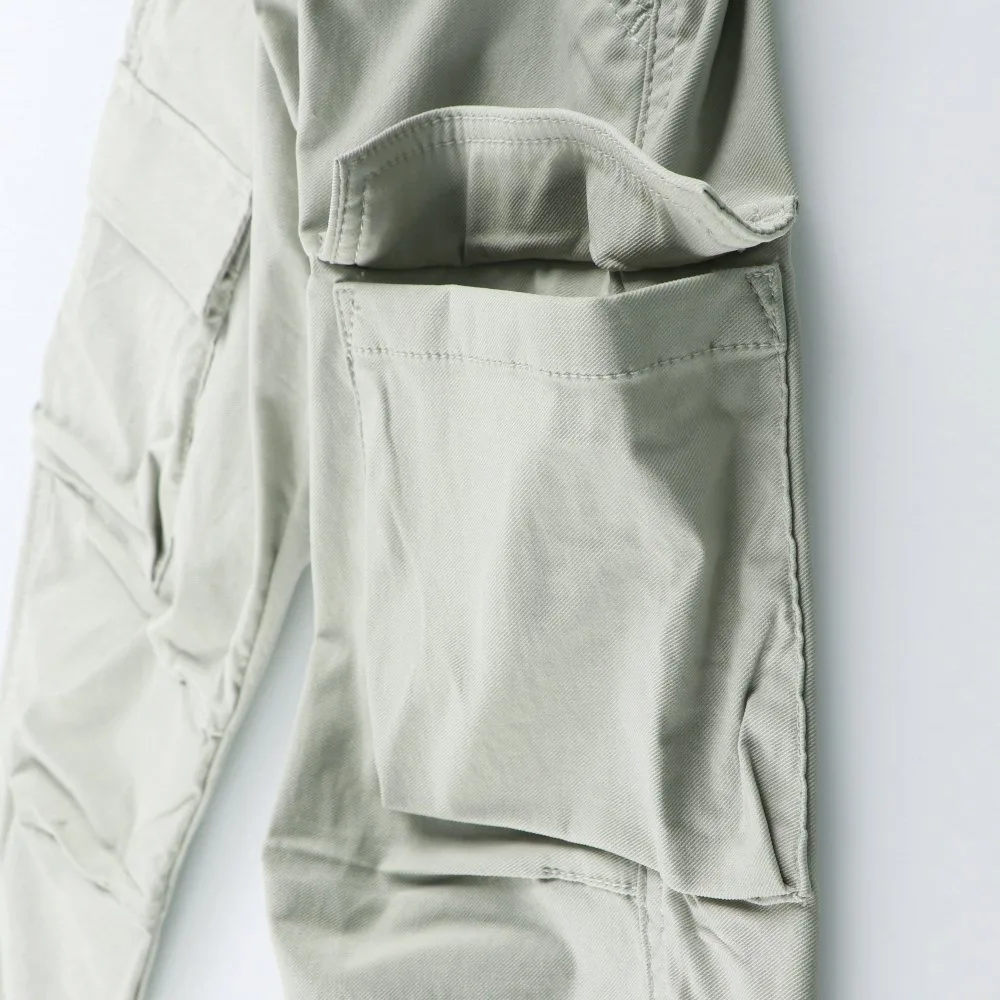 картинка Брюки-карго из эластичной саржи Branshes, Light gray от магазина Одежда+
